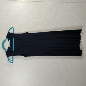 03569 Athleta indigo sleeveless drop waist knit dress S